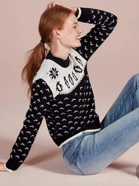 Kate Spade Penguin Intarsia Sweater 105